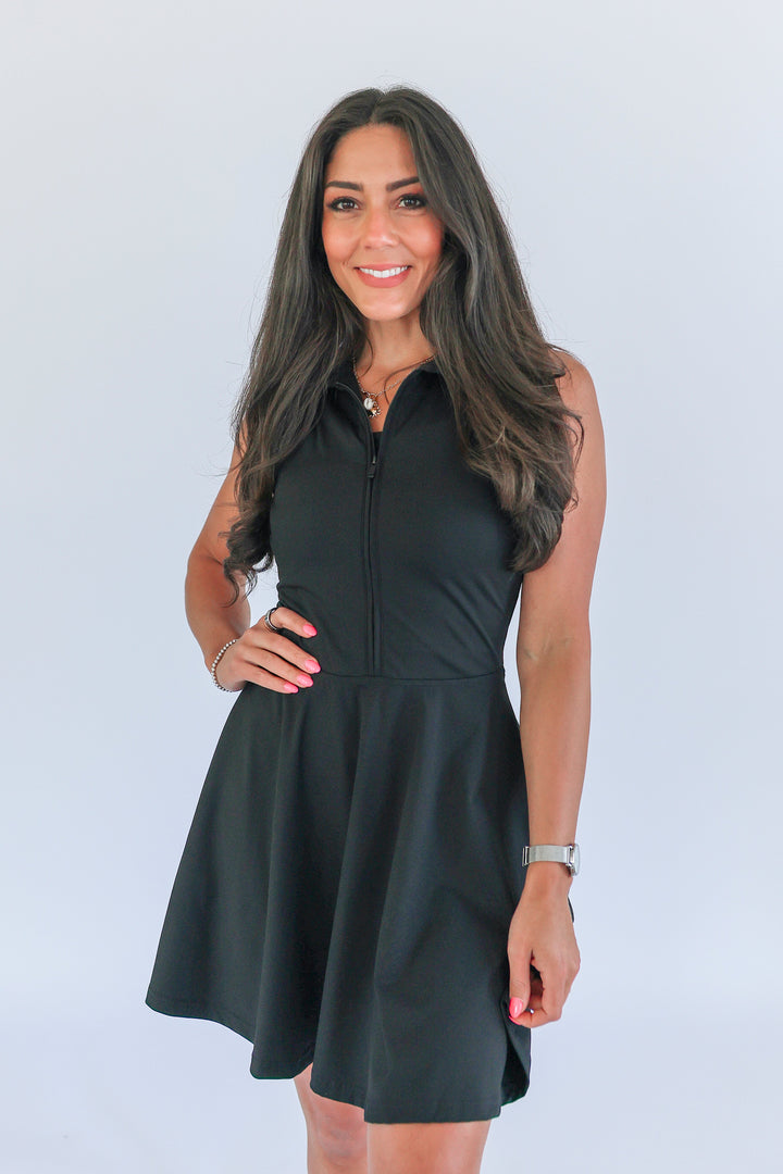 The Clubhouse breastfeeding-friendly athletic dress – Movemama