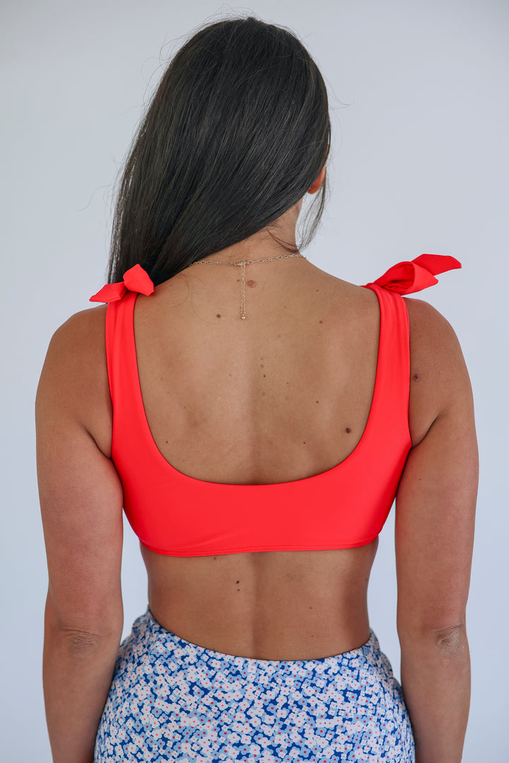 Tie Shoulder Breastfeeding Swimsuit Top 2026