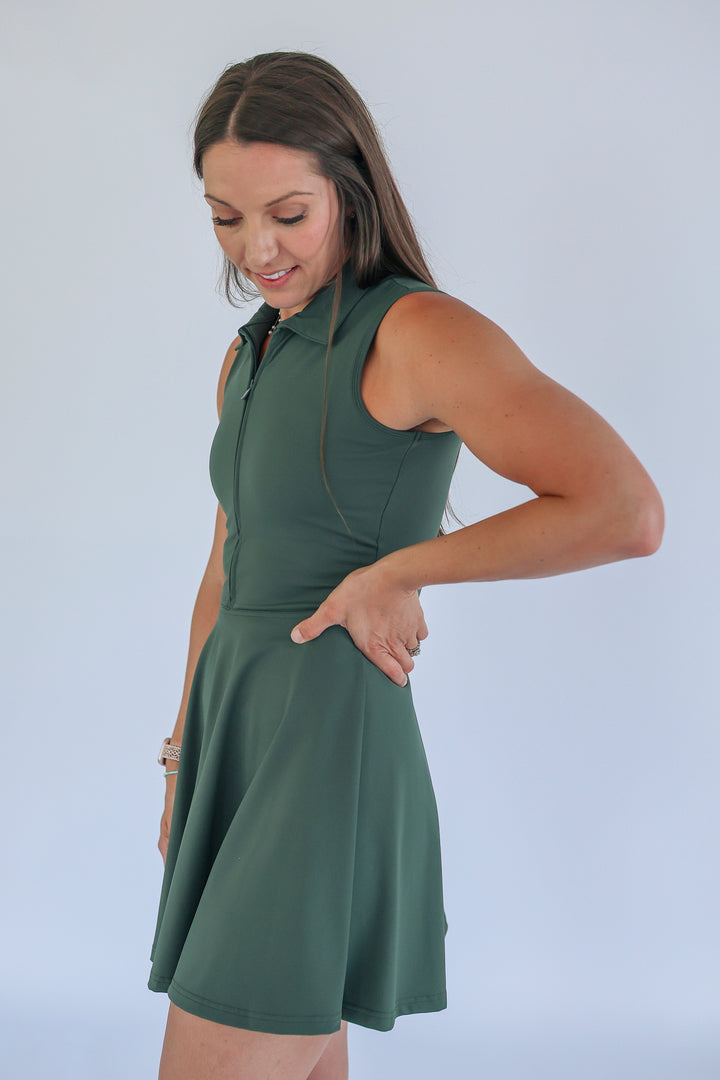 The Clubhouse breastfeeding-friendly athletic dress – Movemama