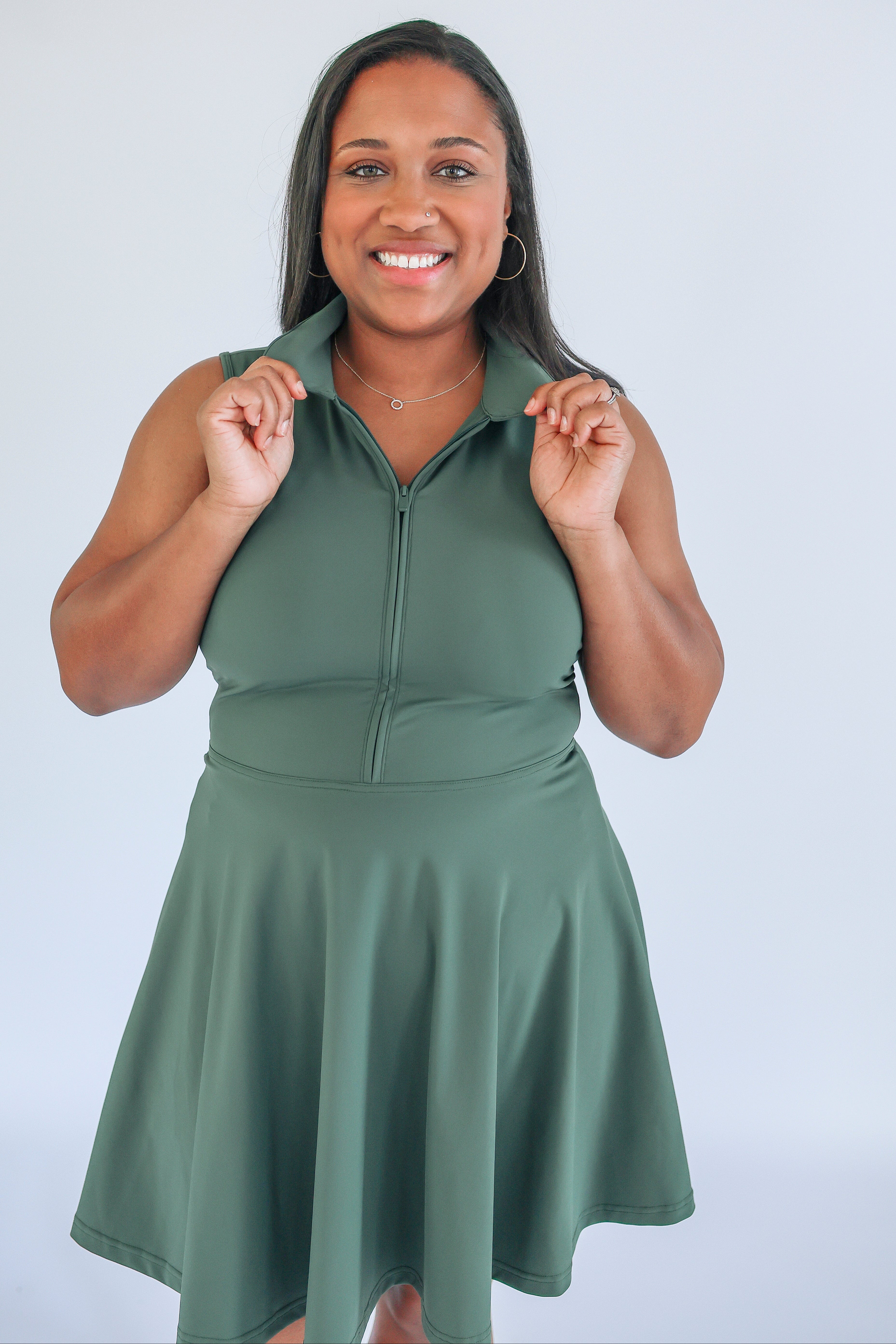 The Clubhouse breastfeeding-friendly athletic dress – Movemama