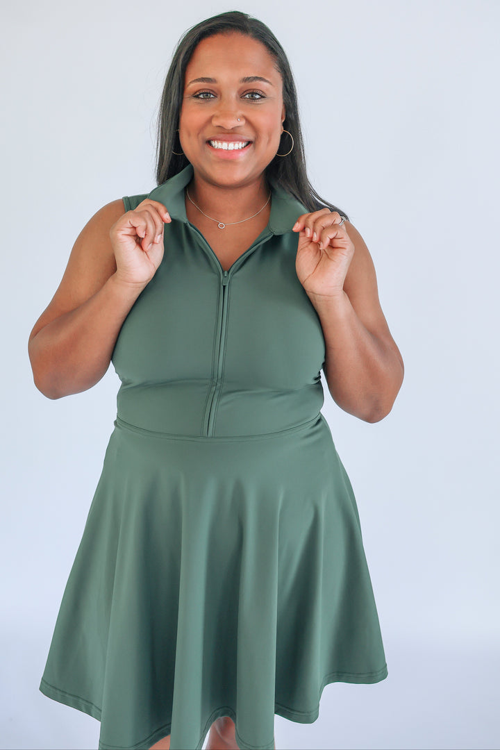 The Clubhouse breastfeeding-friendly athletic dress – Movemama