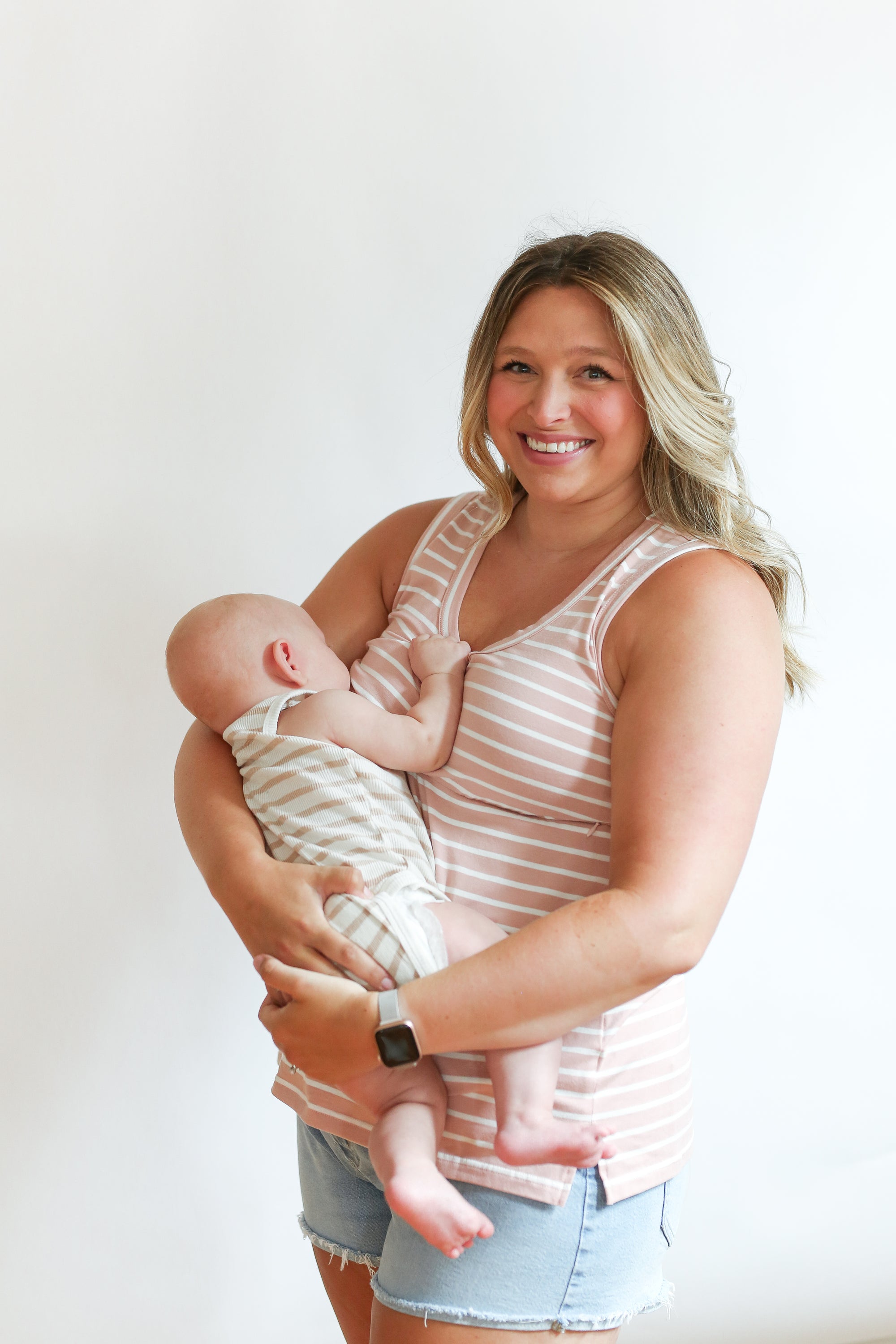 Invisible Zip Breastfeeding Tank Top