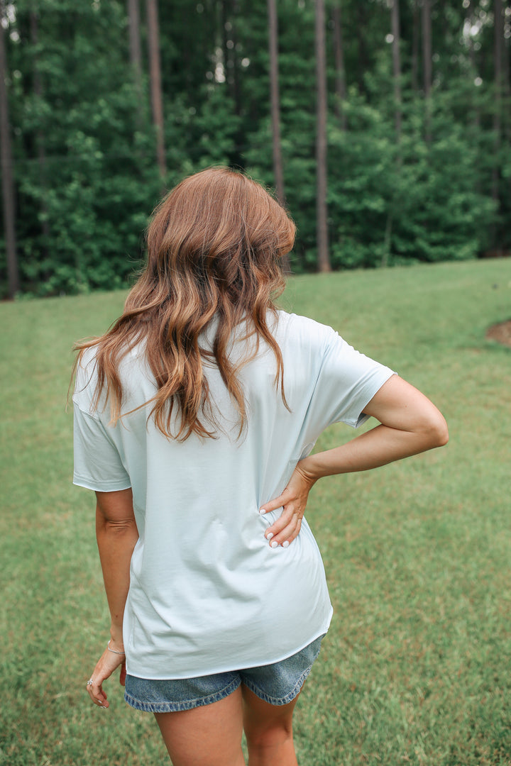 Relaxed Fit Zip Breastfeeding Tee