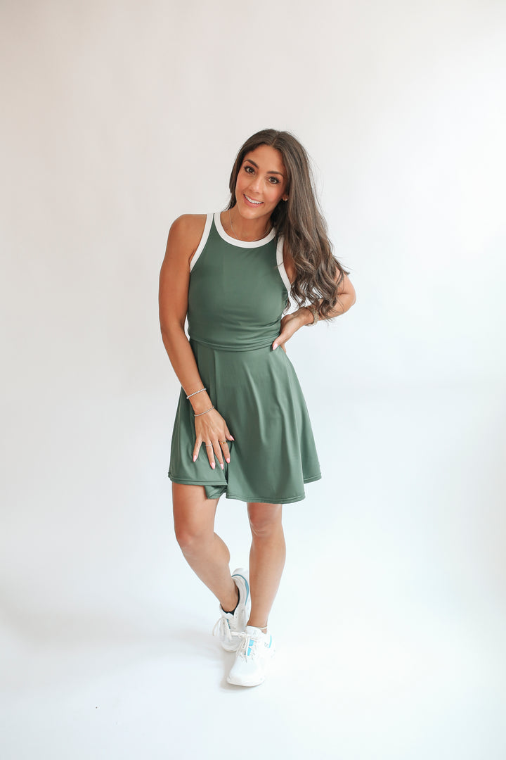 The Courtside Nursing Tennis Dress – Breastfeeding Friendly