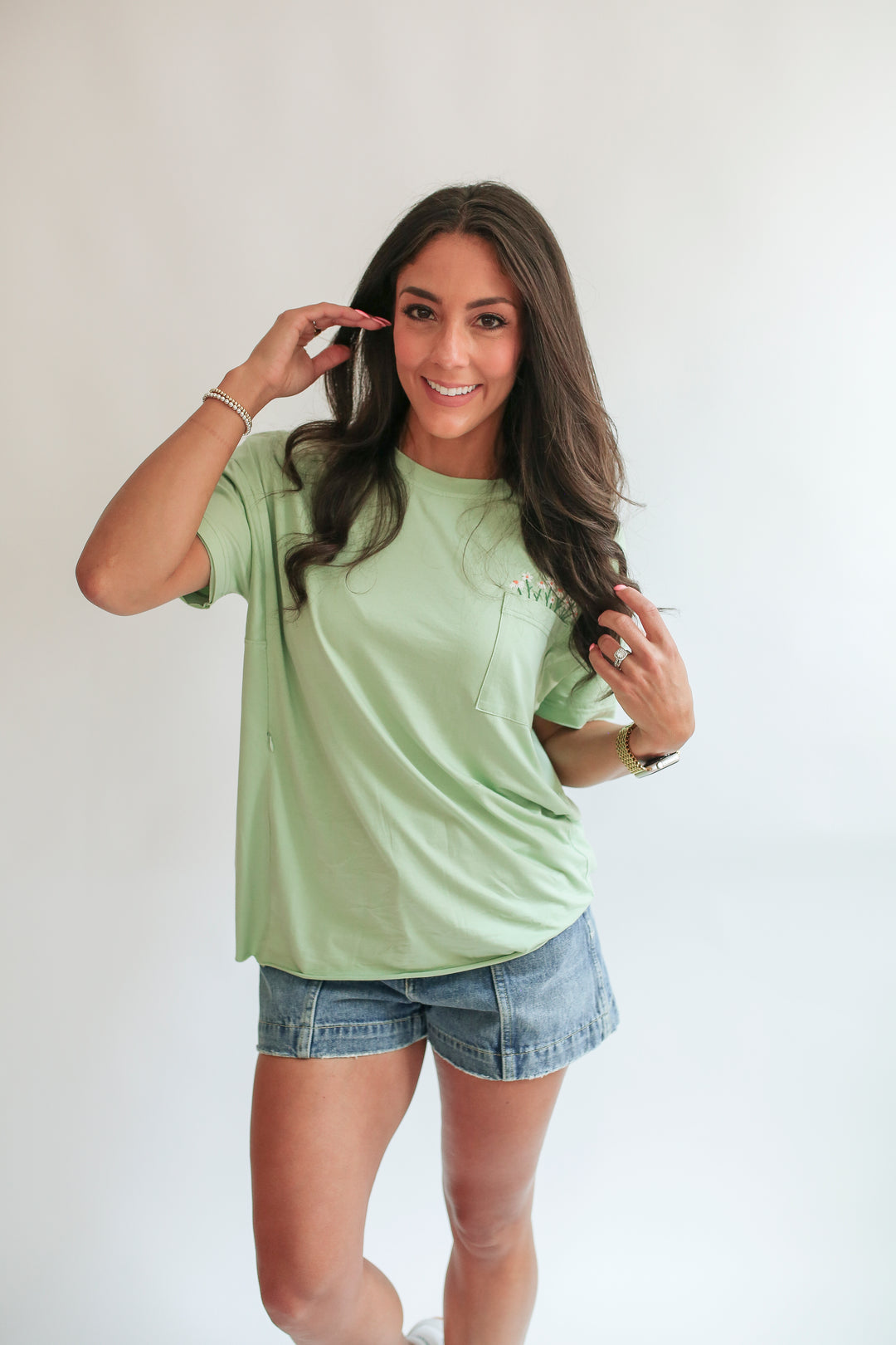 Relaxed Fit Zip Breastfeeding Tee