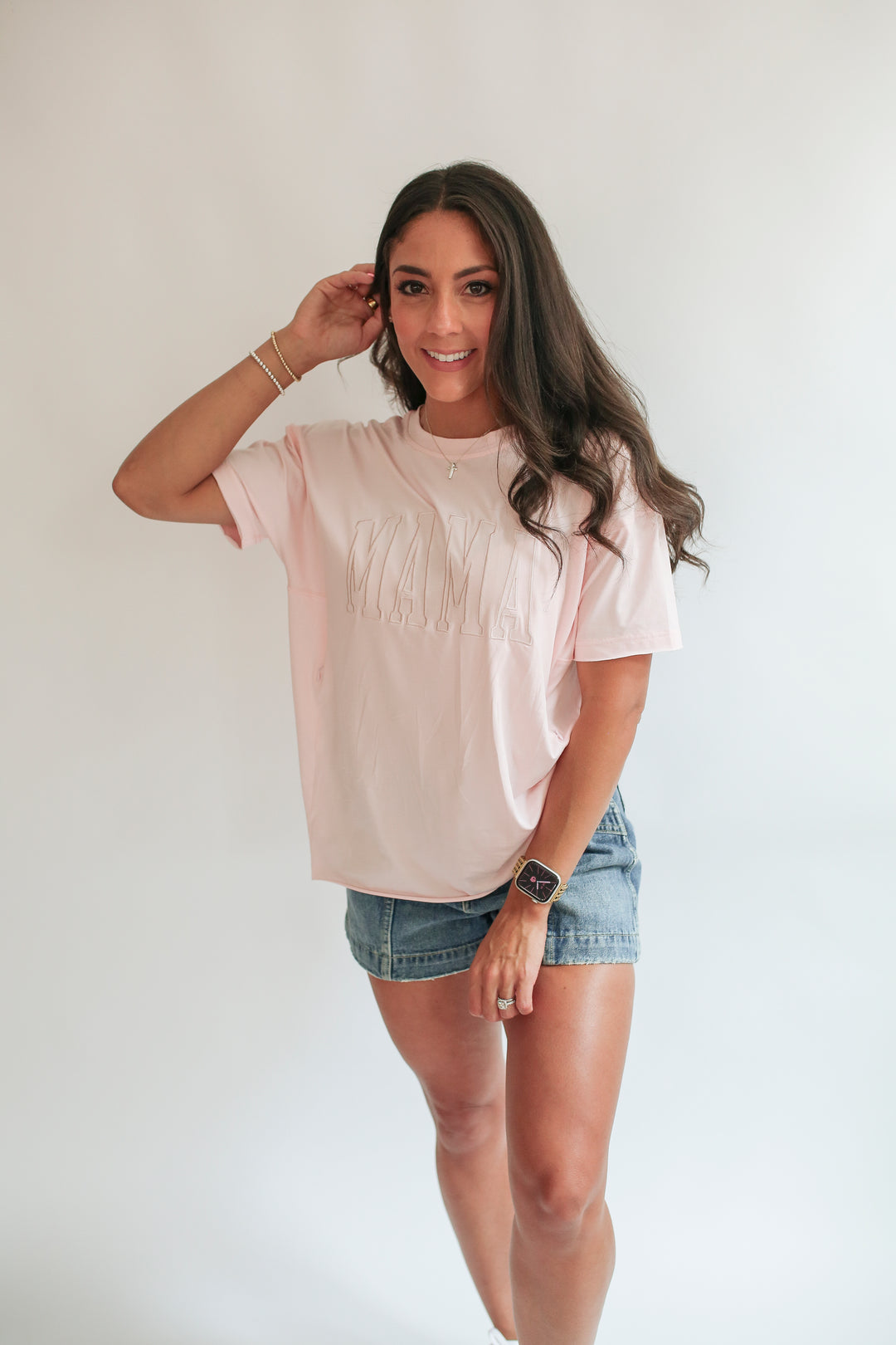 FINAL SALE Relaxed Fit Zip Breastfeeding Tee - Special USA Edition
