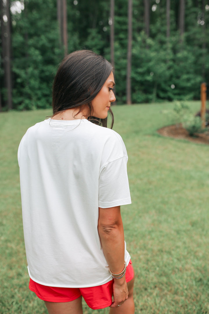Relaxed Fit Zip Breastfeeding Tee