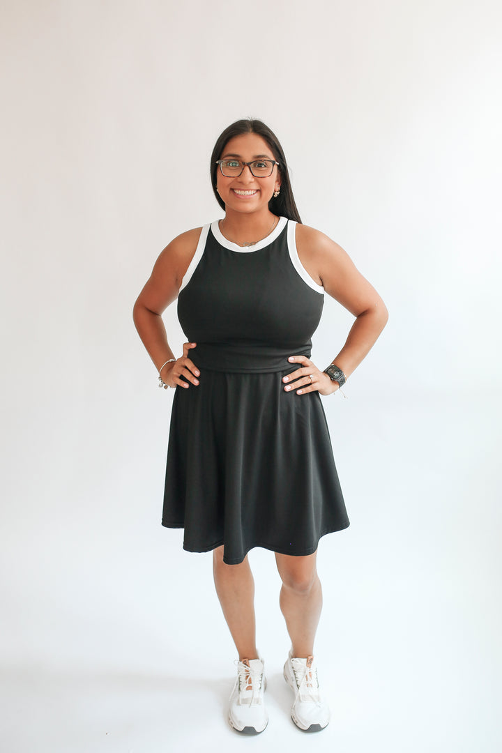 The Courtside Nursing Tennis Dress – Breastfeeding Friendly