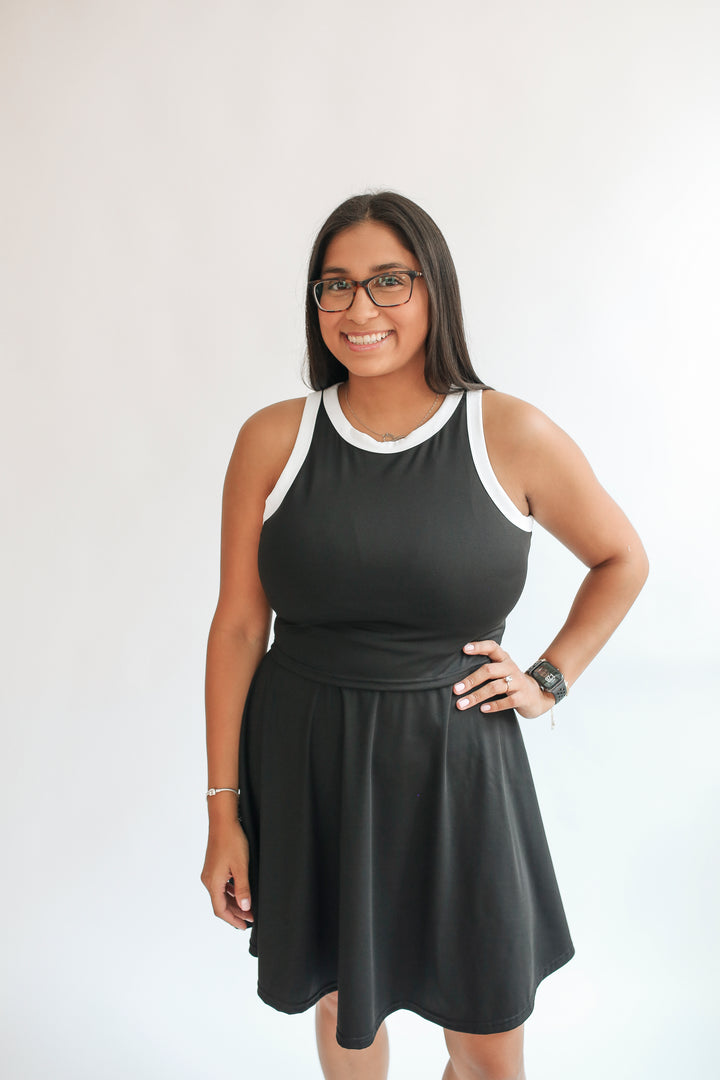 The Courtside Nursing Tennis Dress – Breastfeeding Friendly