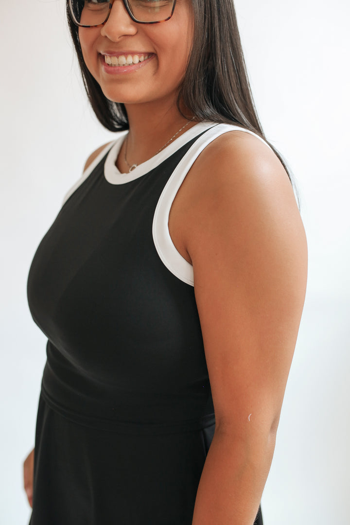 The Courtside Nursing Tennis Dress – Breastfeeding Friendly