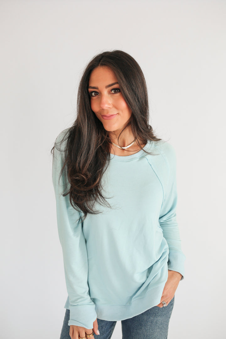 Free Flowing Lightweight Long Sleeve Nursing Top