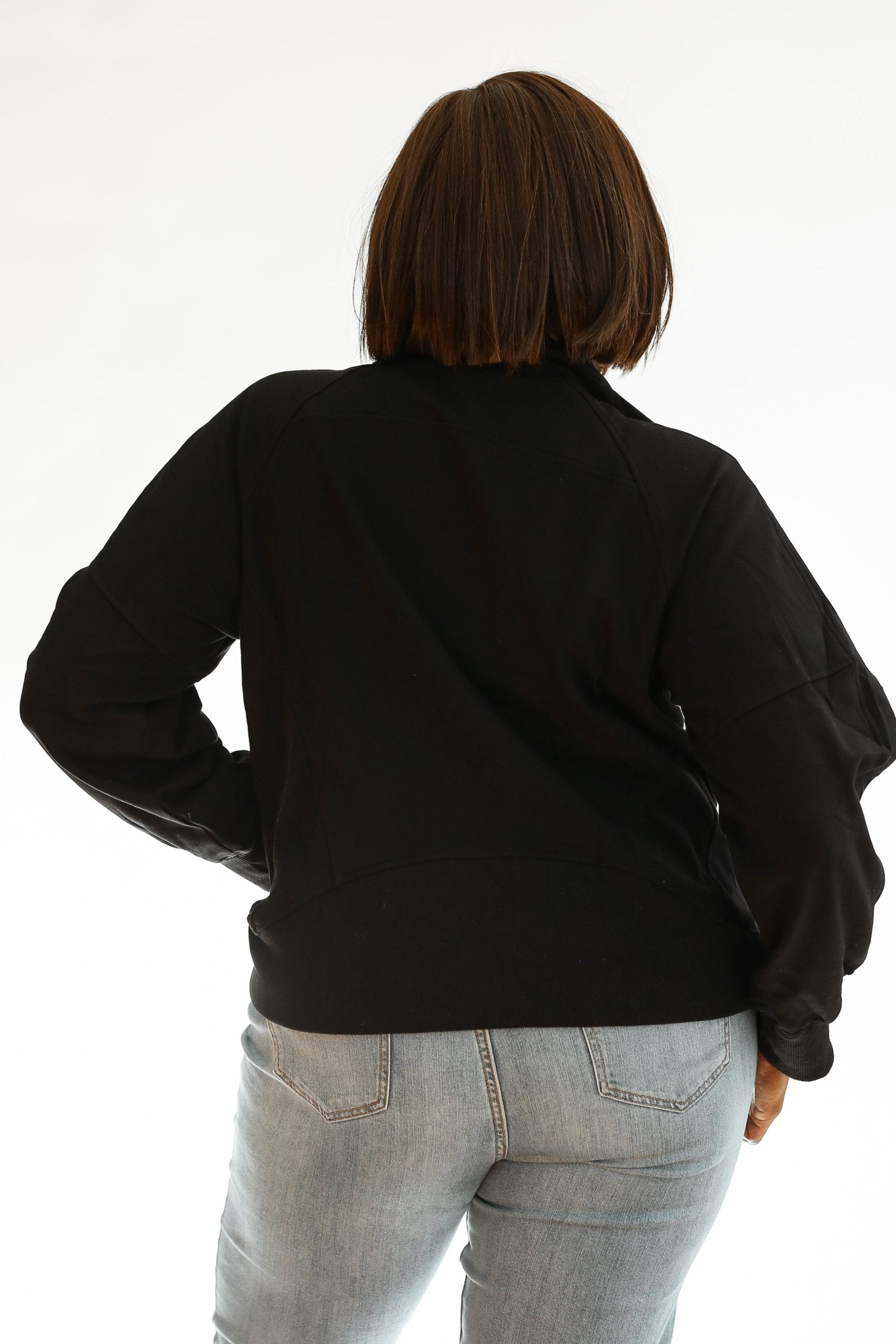 Oversized Three Zip Breastfeeding Sweatshirt