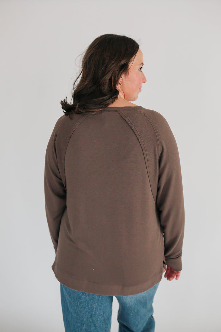 Free Flowing Lightweight Long Sleeve Nursing Top