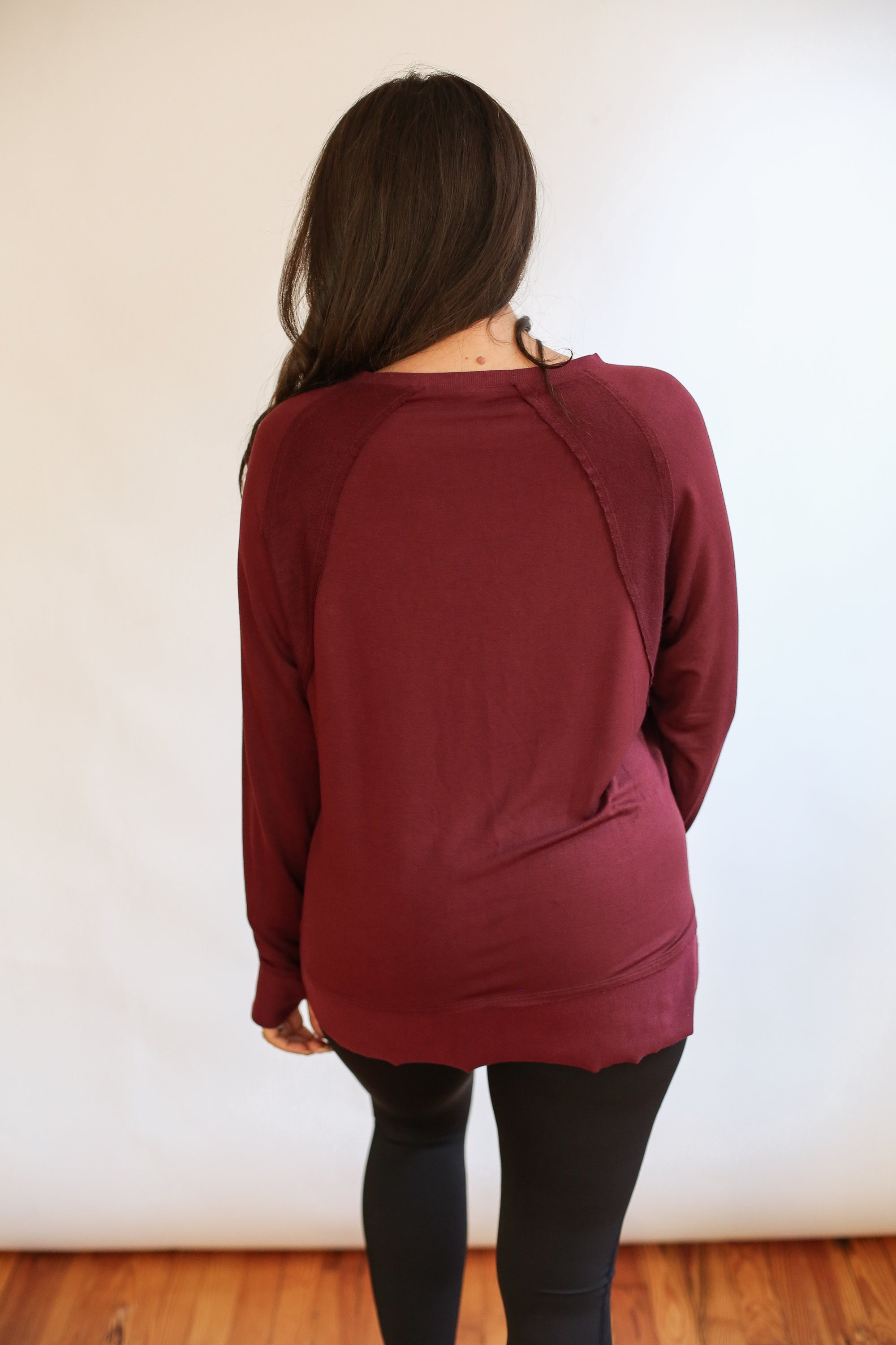 Free Flowing Long Sleeve Nursing Top