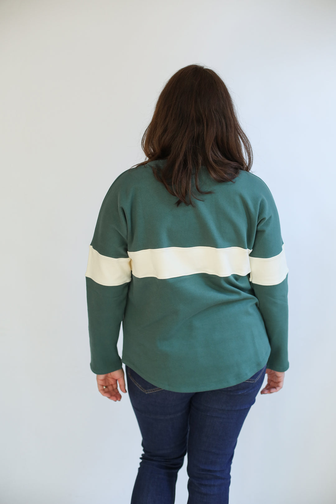 Varsity Dual Zip Breastfeeding Long Sleeve